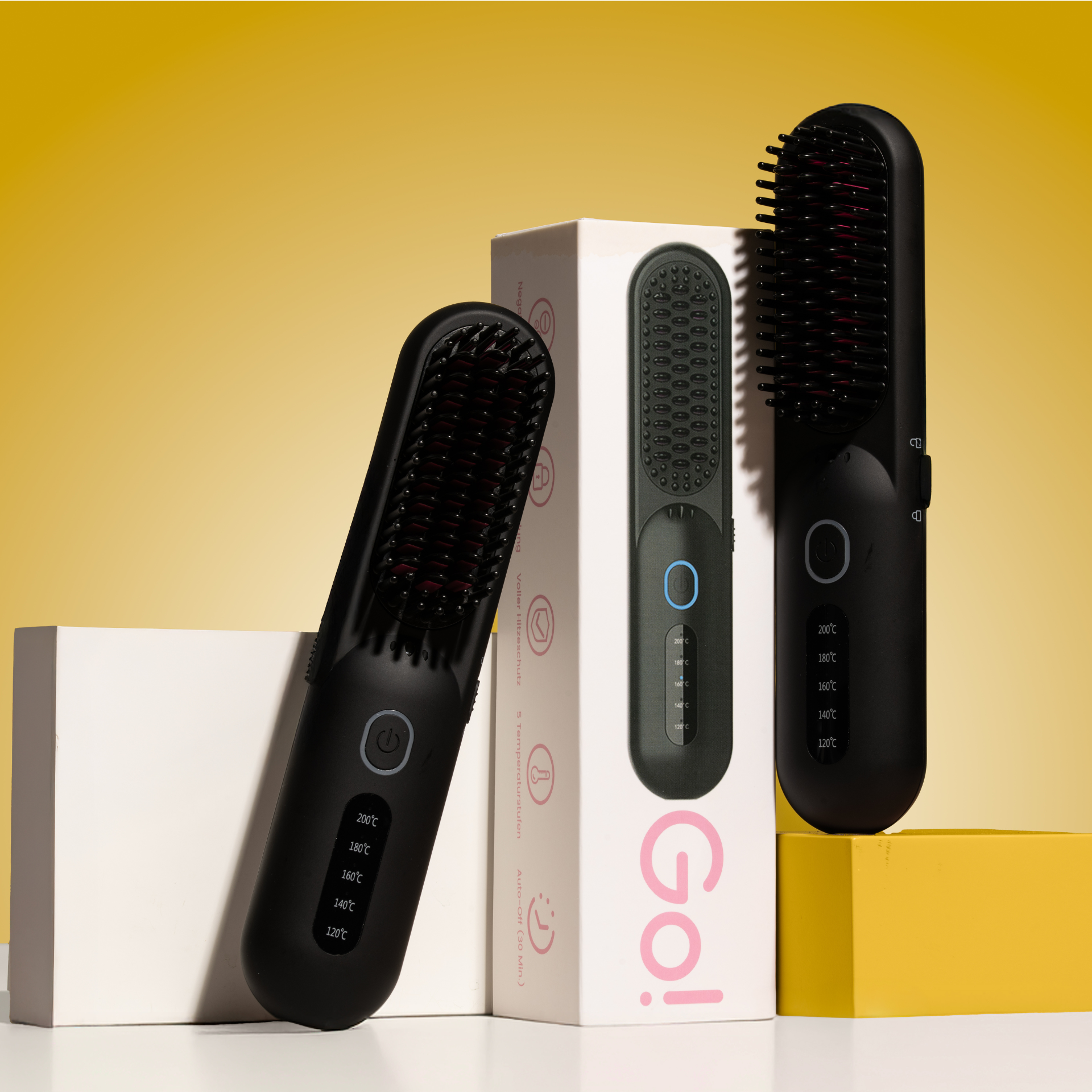 Whipl™ Go! - portable straightening brush