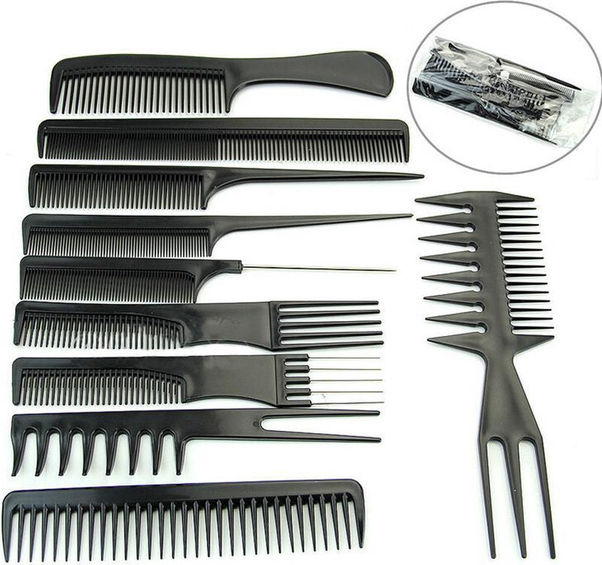 Whipl™ comb set 10 pieces