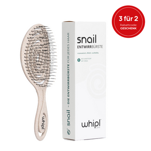 Whipl™ Snail Organic Coil Spring Detangling Brush